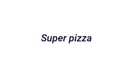 Логотип компании Super pizza
