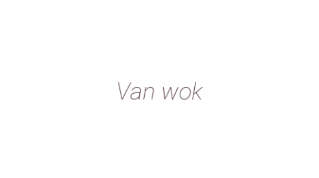 Логотип компании Van wok